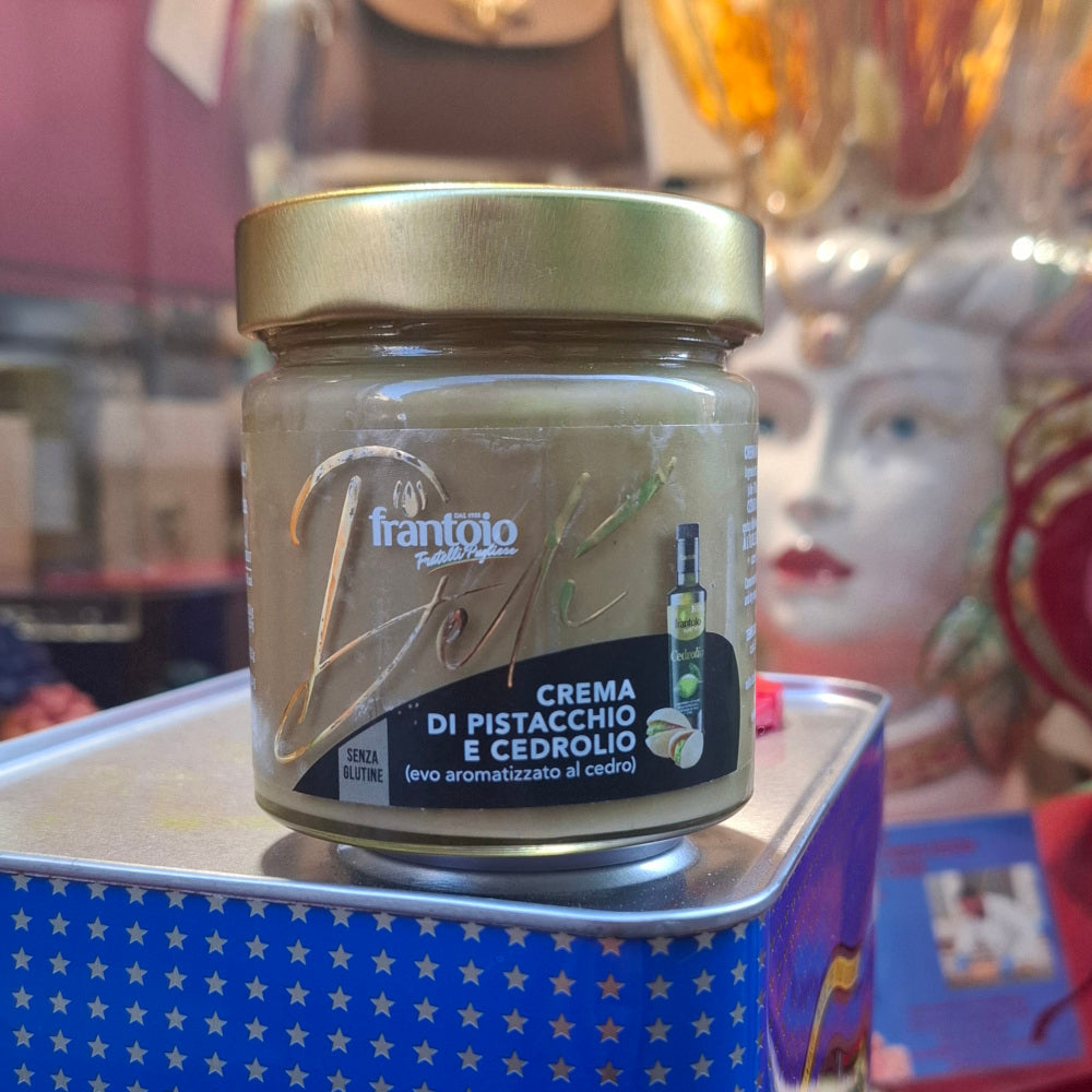 Brotaufstrich ( SÜß ) - Pistaziencreme mit Cedrolio GLUTENFREI 190 gr.