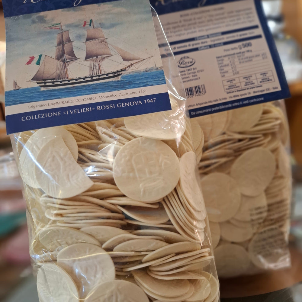 Pasta-Croxetti - Spezialität aus Ligurien , Rossi 1947