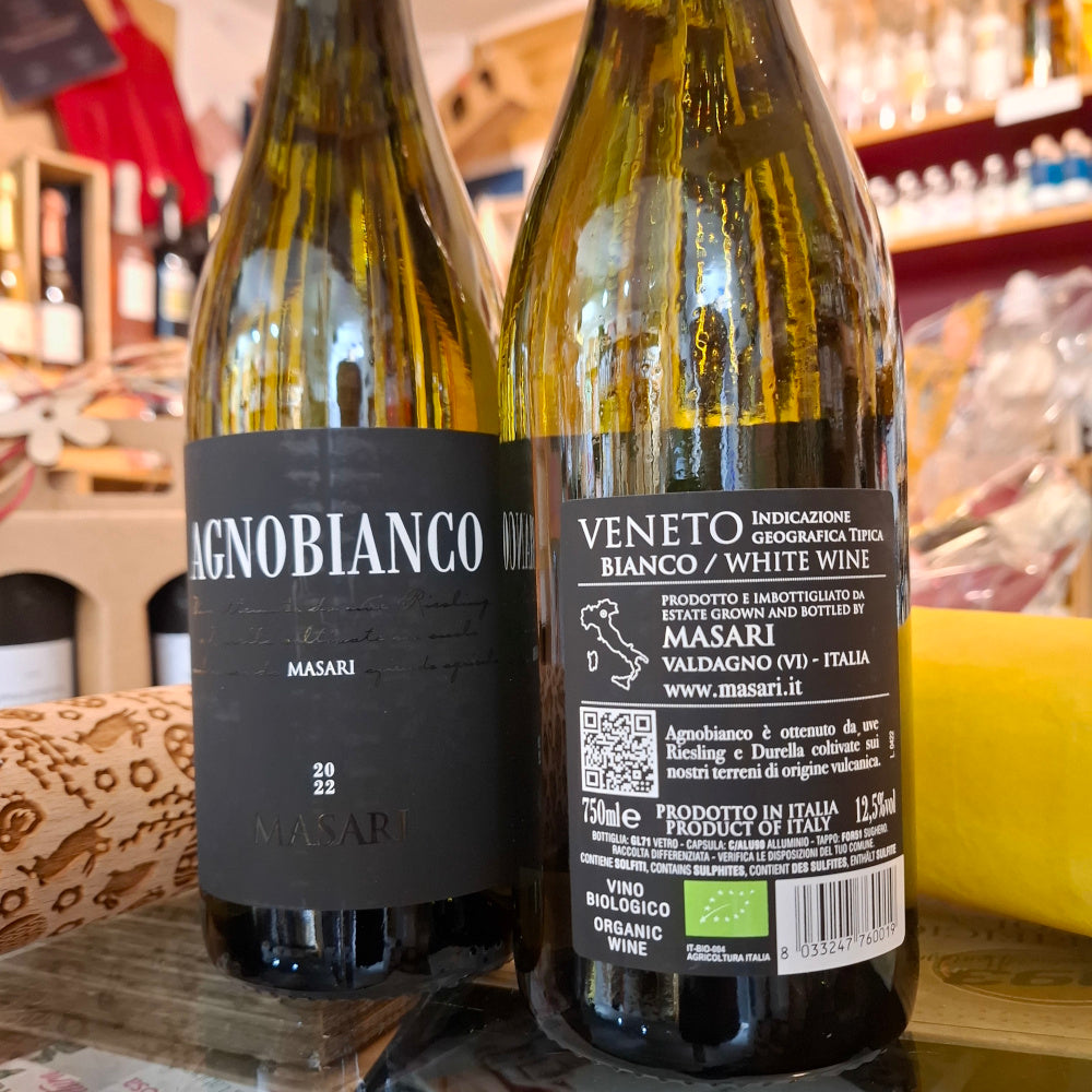 Weisswein - Masari Agnobianco 2023 aus Valle D´Agno BIO Vicenza aus Vulkanischer Boden