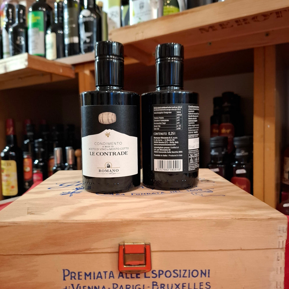 Condimento aus Rotweinessig aus Nerello Mascalese Wein und gekochtem Most - Romano Bronte-Etna Sizilien