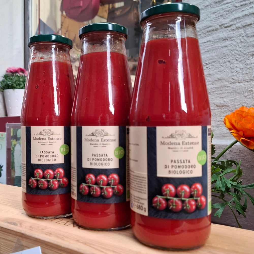 Sauce- BIO Passata di Pomodoro 3 x 680 gr. Modena Estense