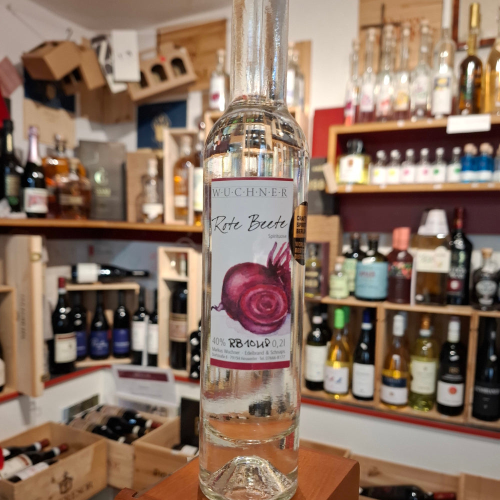 Spirituose - ROTE BETE 0,2 l. - 40% Von WUCHNER - 2023 PREMIERT WIE WORLD´S BEST CRAFT DISTILLERIES