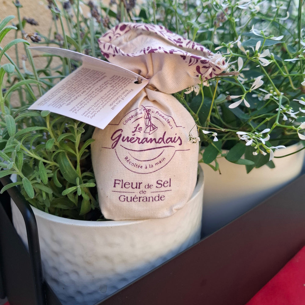 Salz: Fleur de Sel de Guérande 125 gr. - Product of France - Handgeschöpft