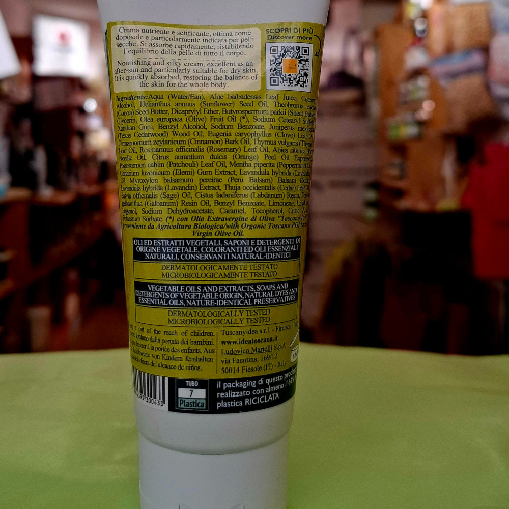Bio Olivenöl Kosmetik: BODY LOTION 100 ml - IDEA TOSCANA - FIESOLE - FLORENZ