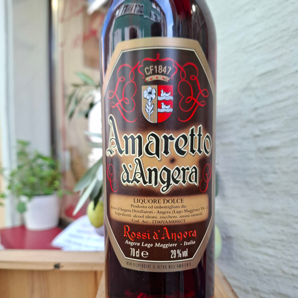 AMARETTO - Likör 0.7 Lt Fl. 29% Vol. aus Angera Destillerie am Lago Maggiore - Piemont Italy