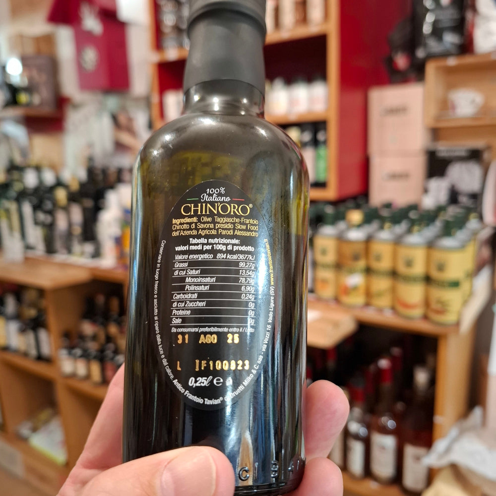 Natives Olivenöl Extra Vergine, natürlich aromatisiert mit Chinotto
