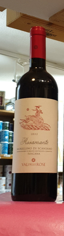 Wein-Rotwein aus die Toskanische Maremma, Morellino di Scansano doc Val delle Rose