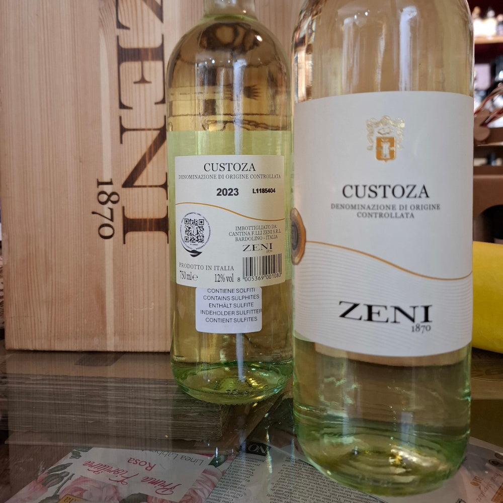 Weisswein - 6er Fl. 0.75 lt. Paket - CUSTOZA DOC 2023 ZENI - Gardasee Venetien