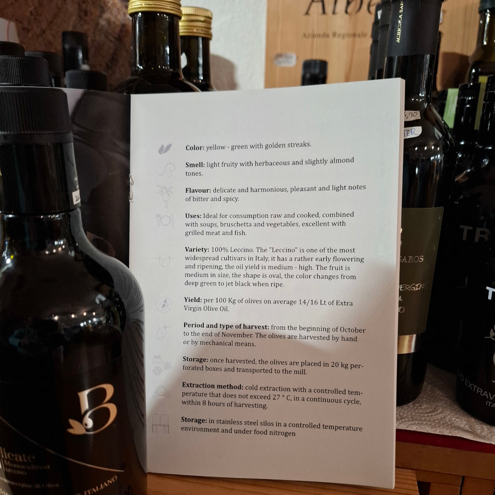 Natives Olivenöl Extra Vergine aus den Abruzzen, Neue Ernte "Delicate" 0,5 l. Berardo, Gissi/Italy