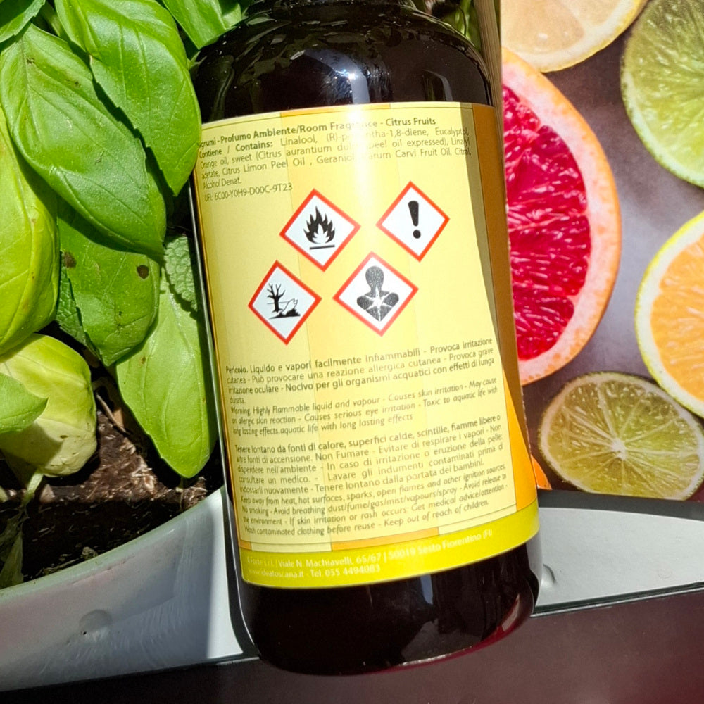 RAUMDUFT FÜR IHR ZUHAUSE 250 ml. REFILL Btl. ZITRUSFRUCHT - CITRUS FRUIT ROOM FRAGRANCE 250 ml. REFILL Fl.- IDEA TOSCANA FIESOLE - TOSKANA (Kopie)