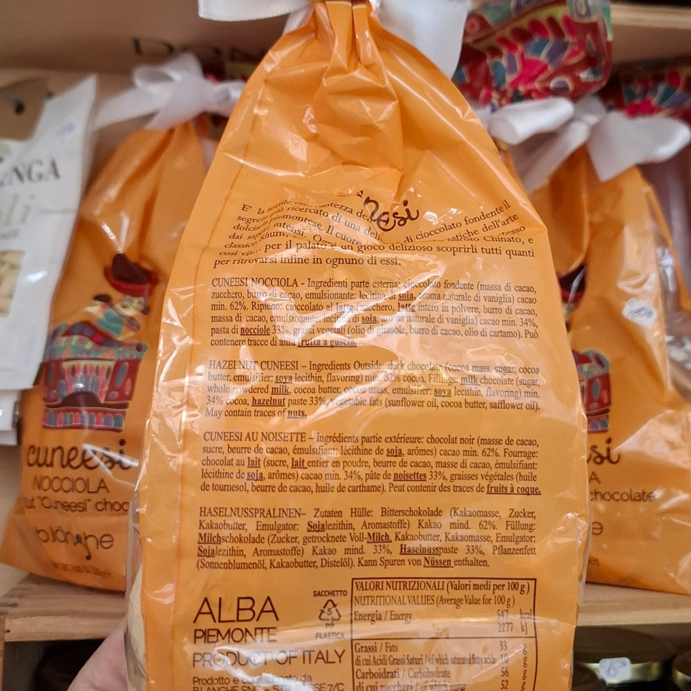 Cuneesi Nocciola "Pralinen mit Haselnussschokofüllung - 200 gr. Beutel