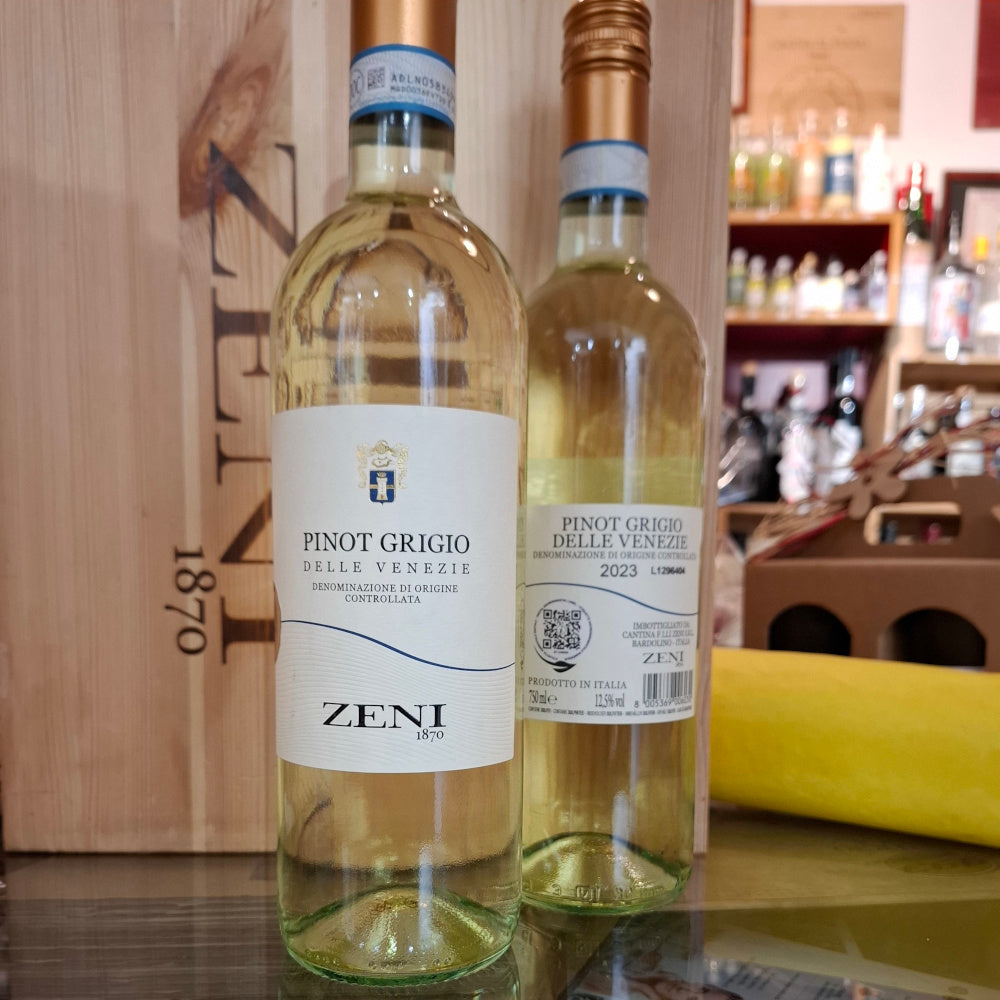 Weisswein - 6er Fl. 0.75 lt. Paket - PINOT GRIGIO DOC 2023 ZENI - Gardasee Venetien