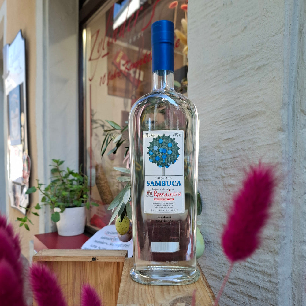 Likör Sambuca-0.7 Lt Fl. 40% Vol. aus Angera Destillerie am Lago Maggiore - Piemont Italy