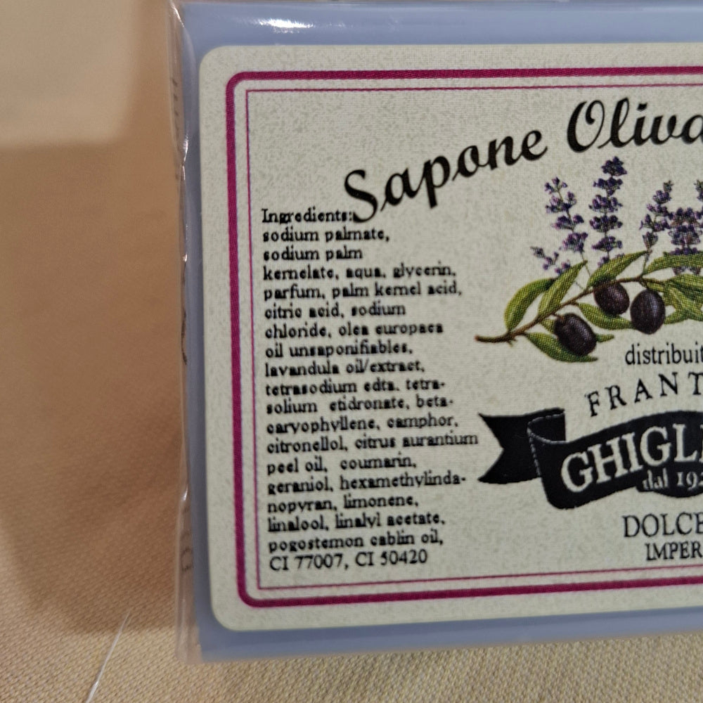 Ghiglione Olivenöl Kosmetik: Olive/Lavendel & Olive/Zitrone - aus Ligurien Frantoio Ghiglione Imperia