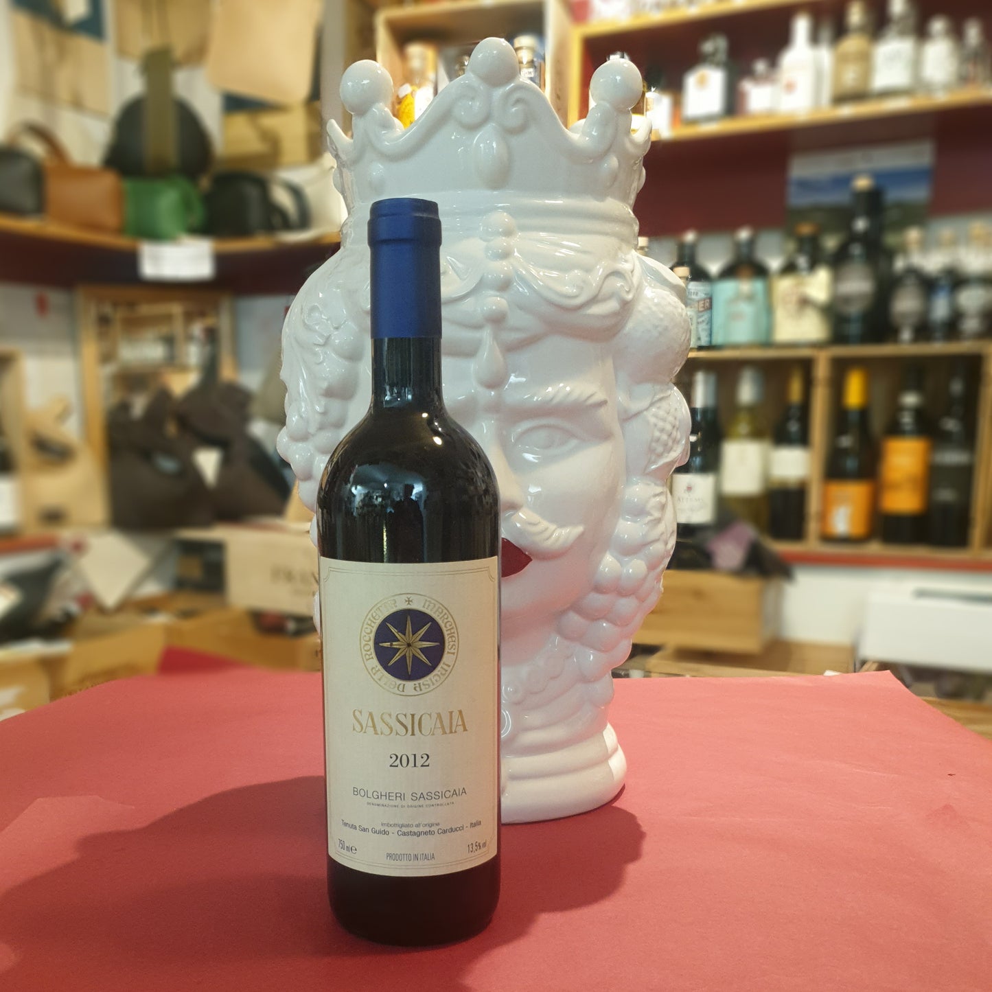 Wein - Rotwein SUPERTUSCAN BOLGHERI SASSICAIA 2012 doc Toskana - Tenuta San Guido
