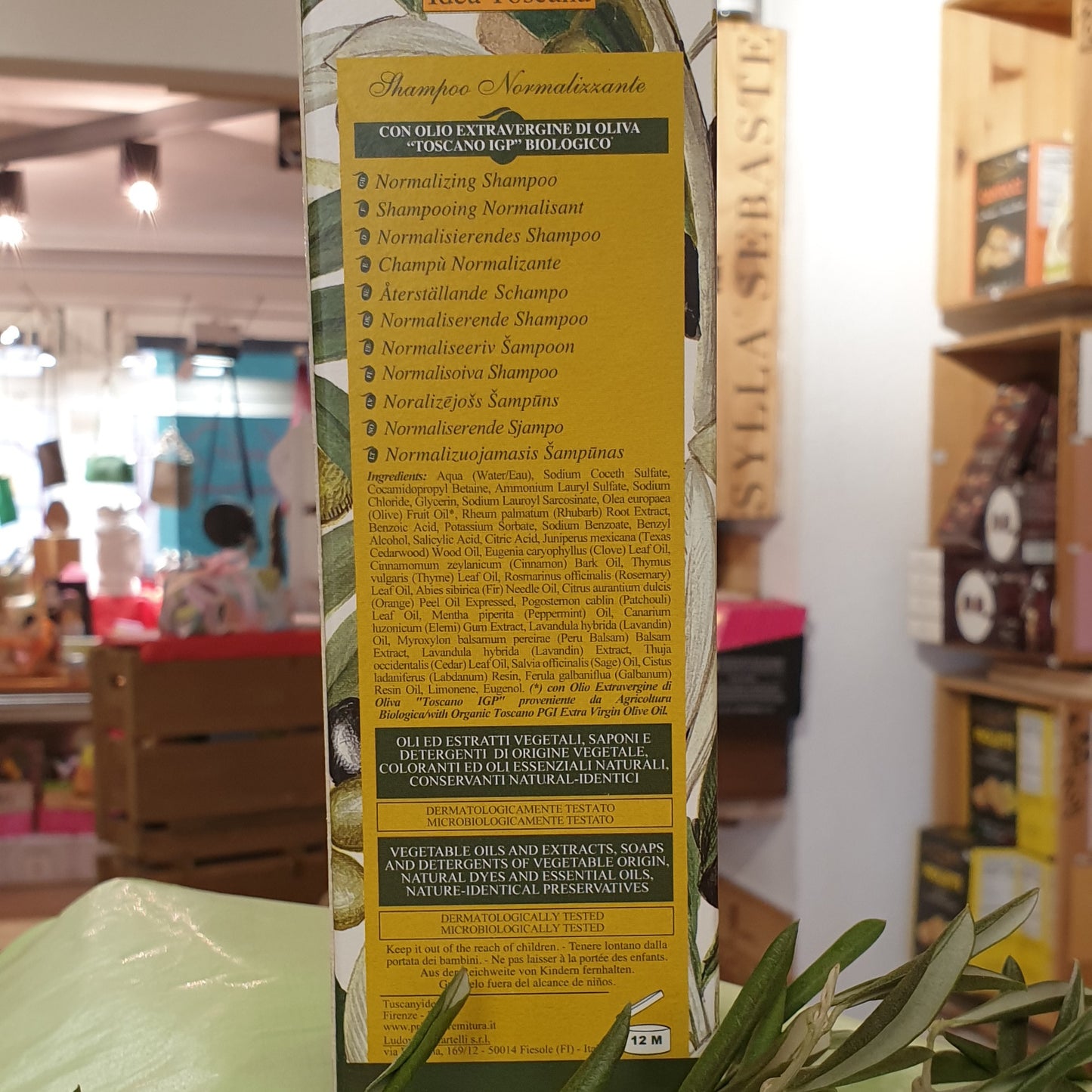Bio Olivenöl Kosmetik: Shampoo Normalizzante 100 ml - IDEA TOSCANA - Fiesole Florenz