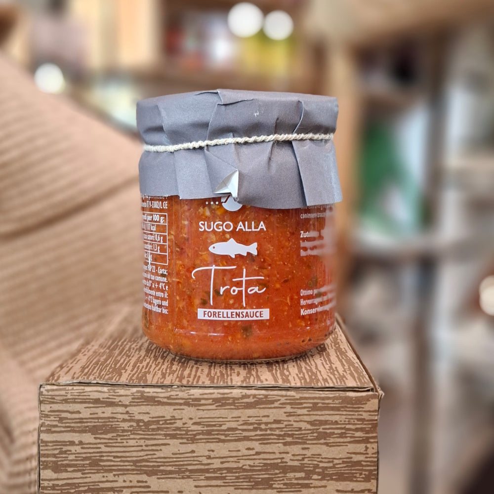 Sauce - Forellensauce...für Pastagerichte Sugo alla Trota Alpe del Garda Tremosine BS Italy