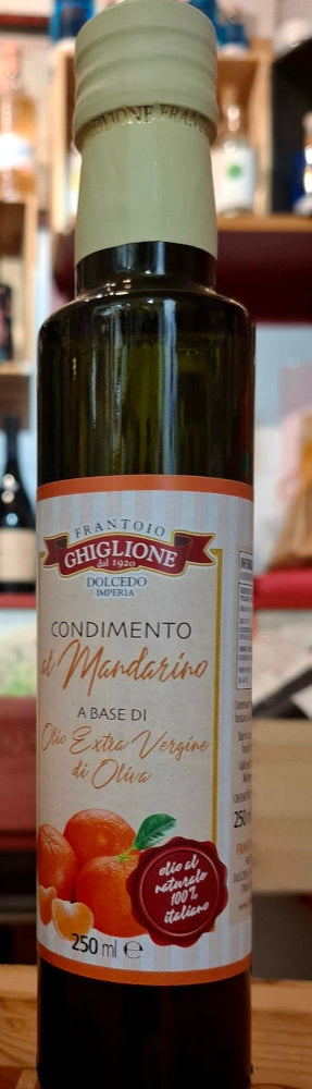 Olivenöl Condimento "Mandarinen" & Taggiasche Oliven - Frantoio Ghiglione, Ligurien