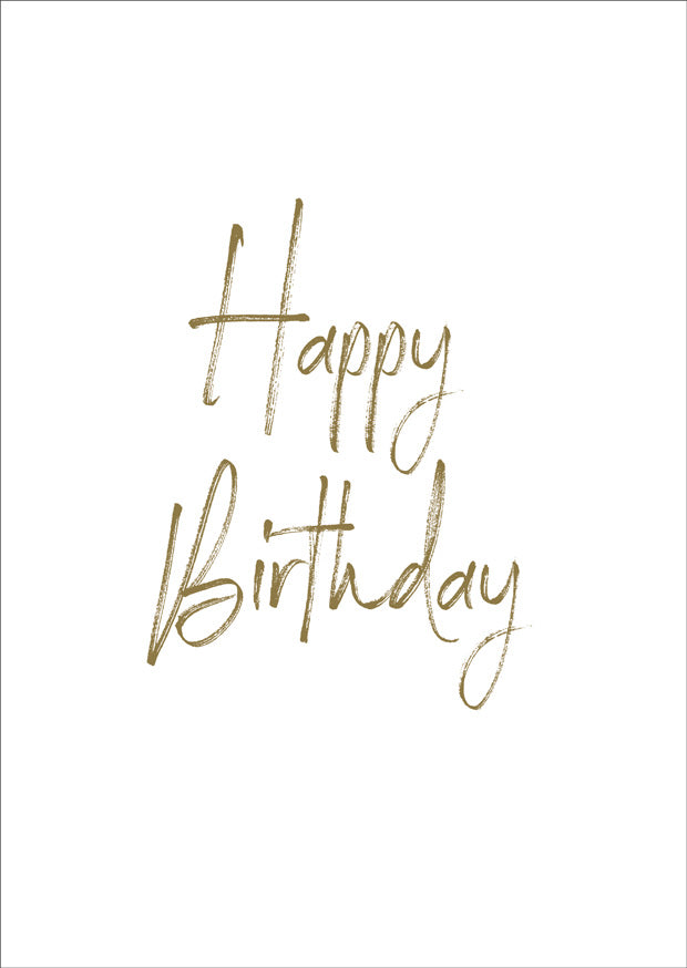Karte "Happy Birthday"