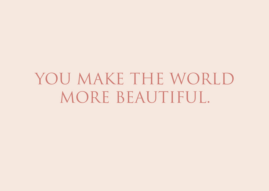 Karte "Beautiful"