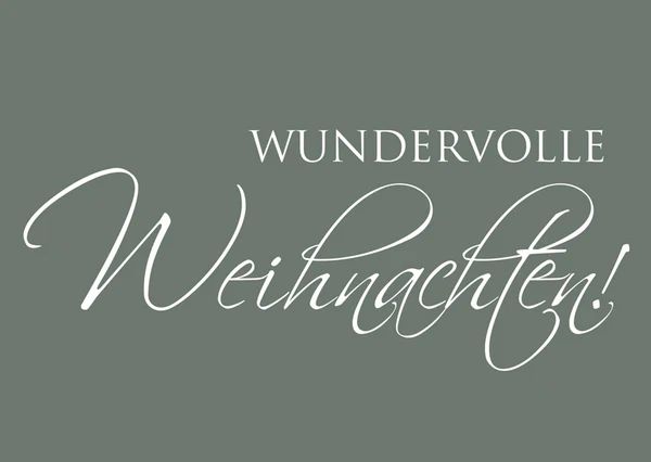 Karte "Wundervolle Weihnachten"
