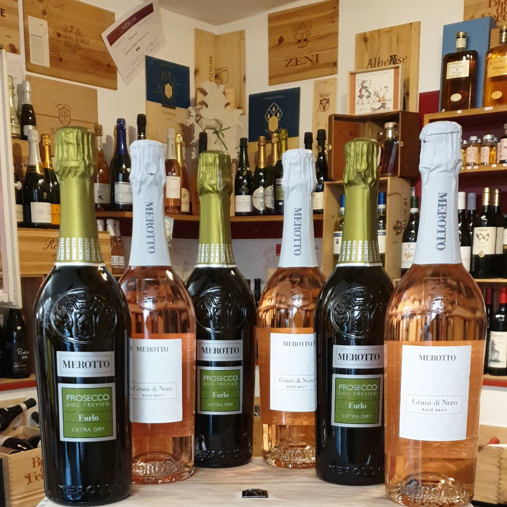 Prosecco Sekt & Brut Rosé aus dem Veneto: Spumanti Merotto