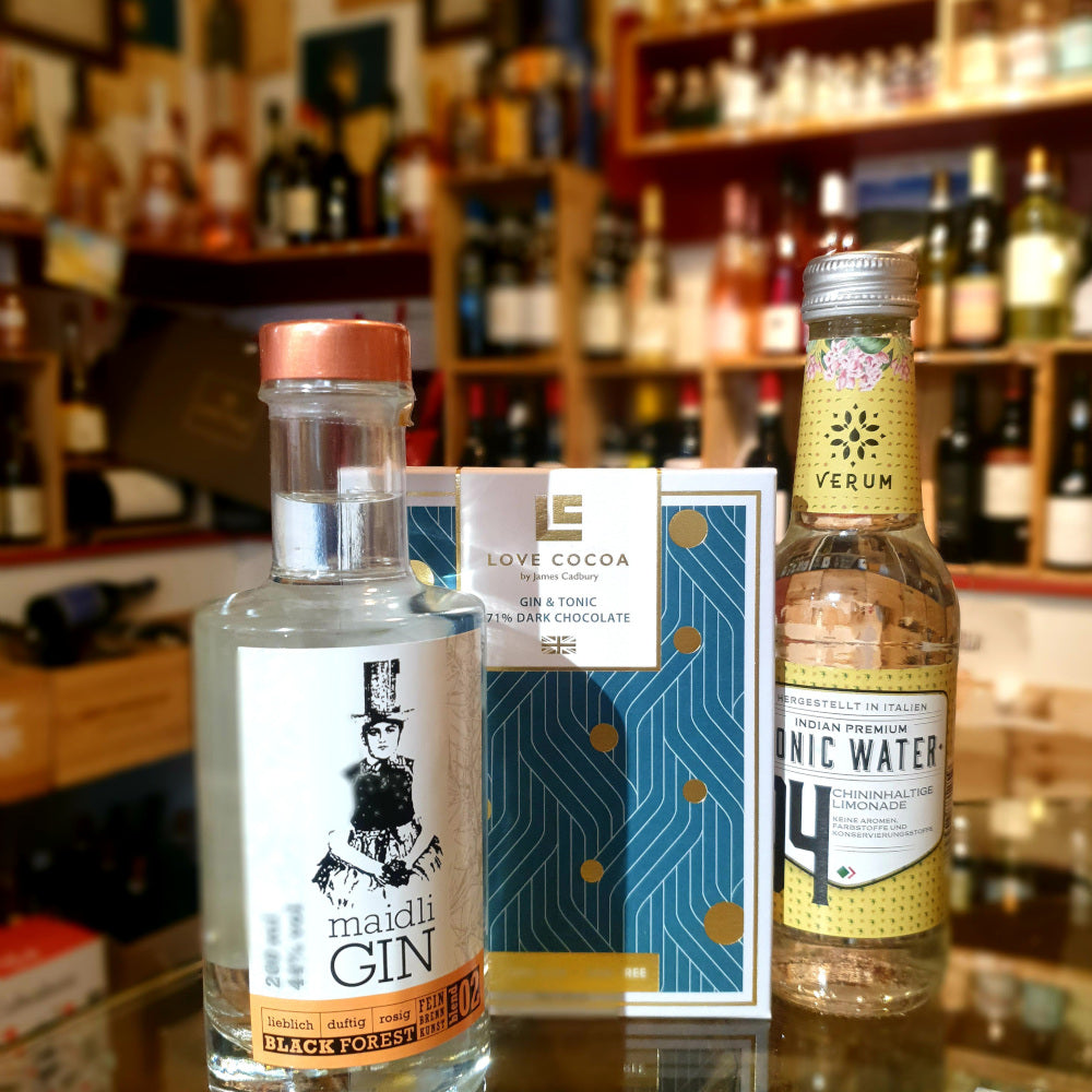 Gin, Tonic Water & Dark Chocolate Gin Tonic