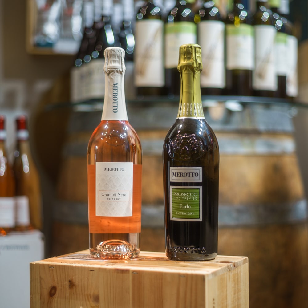 Prosecco Sekt & Brut Rosé aus dem Veneto: Spumanti Merotto