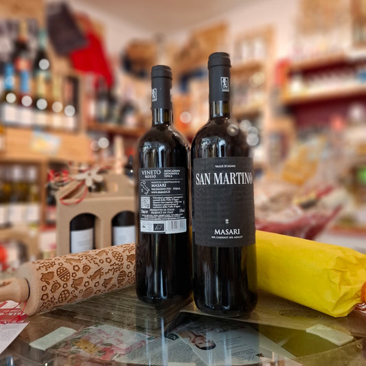 Rotwein - Masari San Martino Rosso 2019 aus Valle D´Agno BIO Vicenza aus Vulkanischer Boden