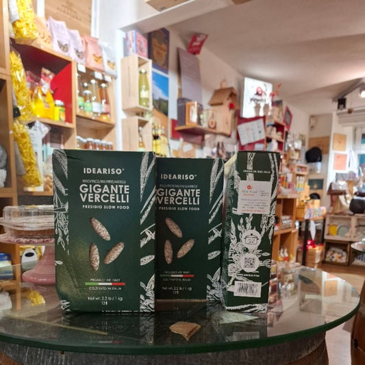 Reis GIGANTE VERCELLI für Risotto - SLOW FOOD PRESIDIUM - IDEARISO VERCELLI Angebot für 2 Kg. ( 2 x 1 Kg. Pkt )