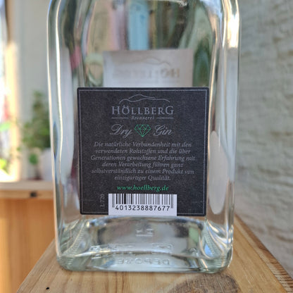 Dry Gin aus dem Schwarzald, Höllberg Brennerei Oberkirch - 0.5 lt. 42%