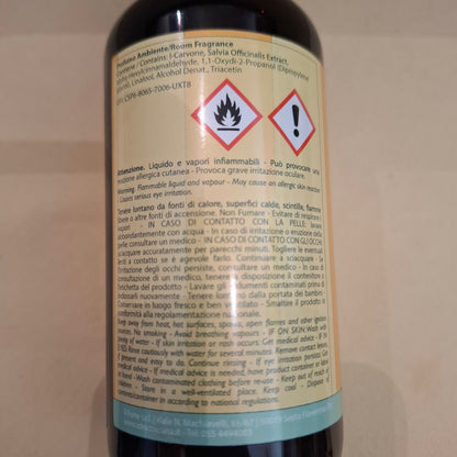RAUMDUFT FÜR IHR ZUHAUSE  250ml SALVIA - REFILL - SALBEI  ROOM FRAGRANCE 250ml IDEA TOSCANA FIESOLE - TOSKANA