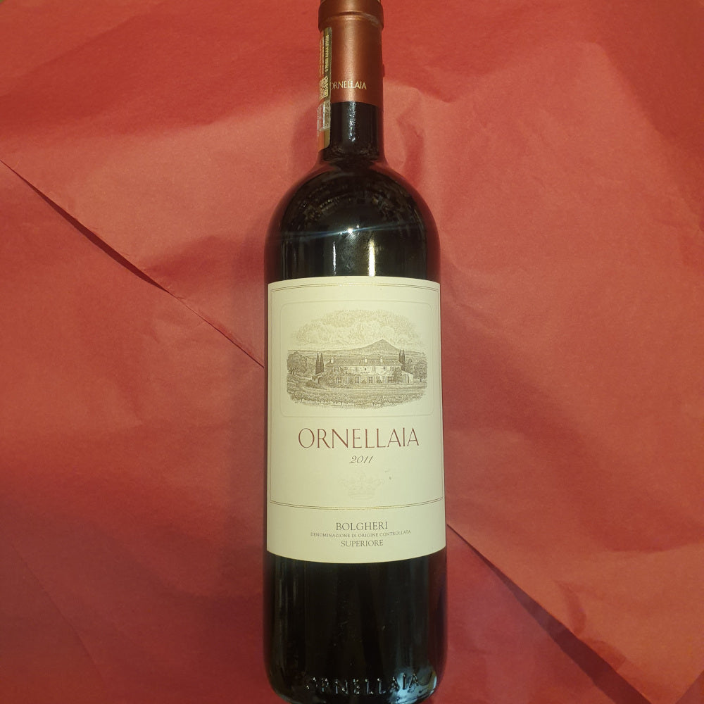 Wein - Rotwein SUPERTUSCAN BOLGHERI doc SUPERIORE - ORNELLAIA 2011 - Toskana