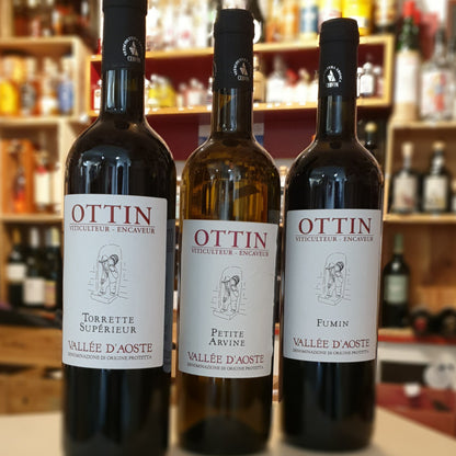 Wein - AOSTA: Selektion von Ottin Elio Viticulteur-Encaveur