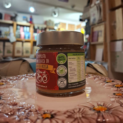 Brotaufstrich aus Bio-Blutorange-Fruchtkompott aus Kalabrien - Vegan & Bio - Le Terre di Zoé