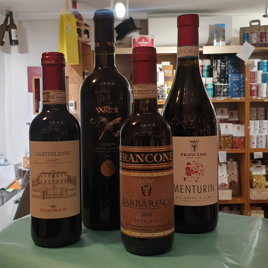 Wein: Rotwein-Paket: filigrane, vollmundige, kräftige Rotweine aus Italien