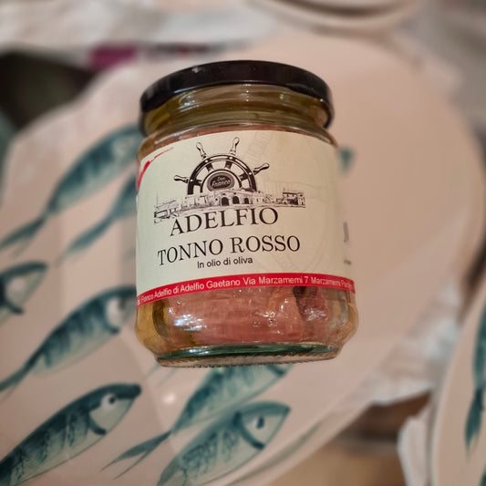 Fisch - Thunfisch  Tonno Rosso in Olivenöl, Adelfio, Marzamemi, Sizilien