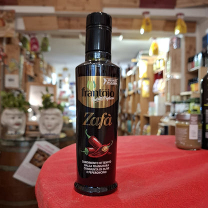 Olivenöl Condimento, "Chili"- ZAFÀ OLIVEN-CHILI-DRESSING 25 CL