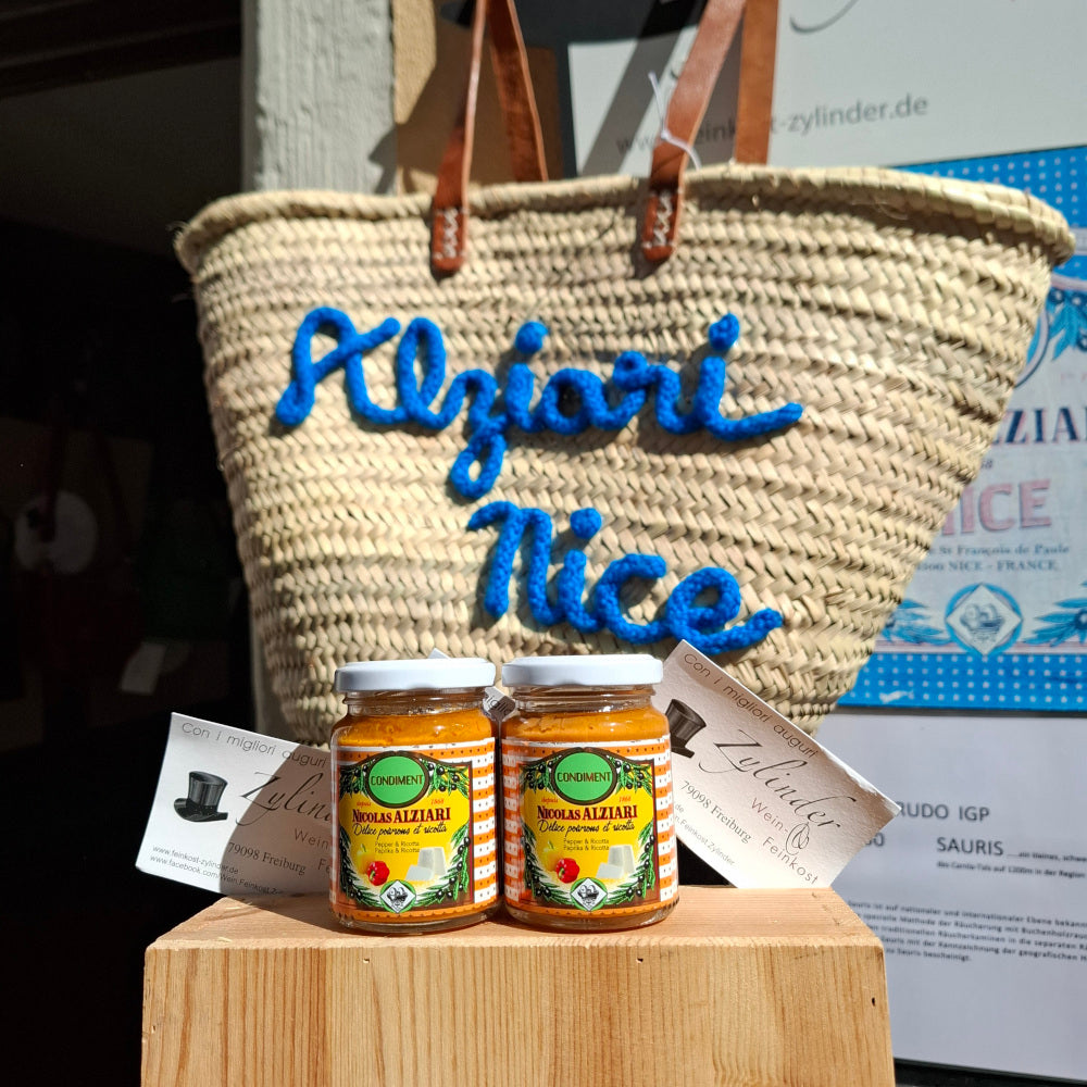 Condiment Paprika & Ricotta - aus - Nice Frankreich - Nicolas Alziari ( 2x 80 gr. Gläser )