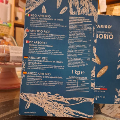 Reissorte "Arborio" für Risotto - Idariso, Vercelli - Angebot 2 x 1kg