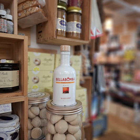 Eierlikörcreme BOMBARDINO - 0.20 lt.Fl. 17% Vol.  - Bellabomba - Distillerie Marzadro Nogaredo Italy
