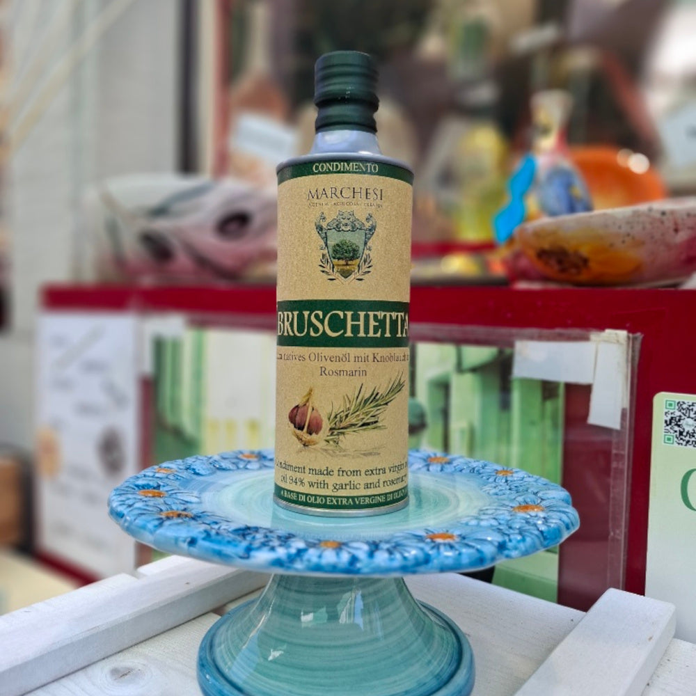Olivenöl Condimento, "Bruschetta"  Frantoio Marchesi, Montelibretti 0.5 lt. Fl.