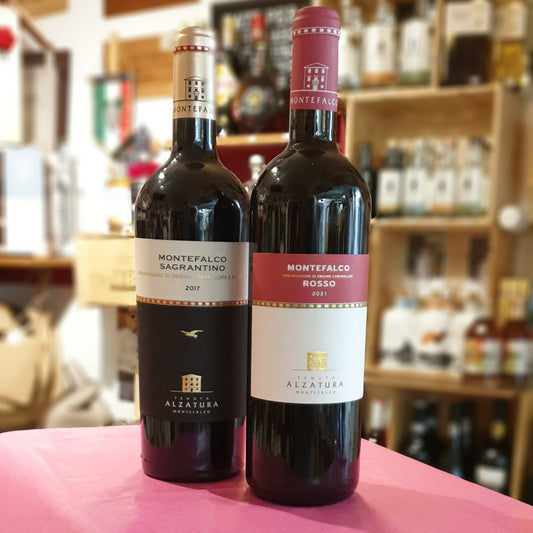 Wein-Rotweine aus Umbreien, Montefalco Rosso doc & Montefalco Sagrantino docg Tenuta Alzatura Montefalco