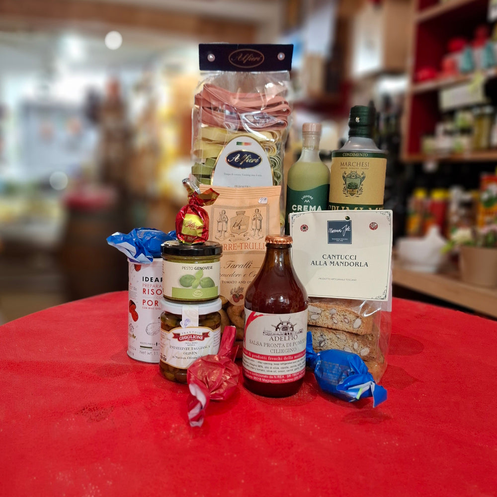 A - Präsentkorb "Italienische Genussreise" -