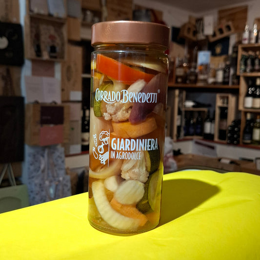 Giardiniera in Agrodolce Der Klassiker von die Italienische Antipasti
