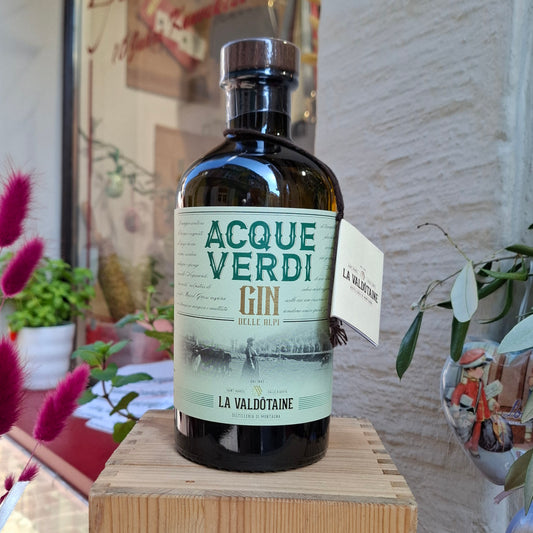 GIN DELLE ALPI - ACQUEVERDI- LA VALDOTINE 700 ml. 43%