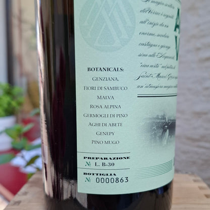 GIN DELLE ALPI - ACQUEVERDI- LA VALDOTINE 700 ml. 43%