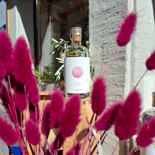 Gin aus dem Schwarzwald - Mühlenbach Brennerei Buchholzenhof -HIMBEERE GIN  0.5 lt. 38%