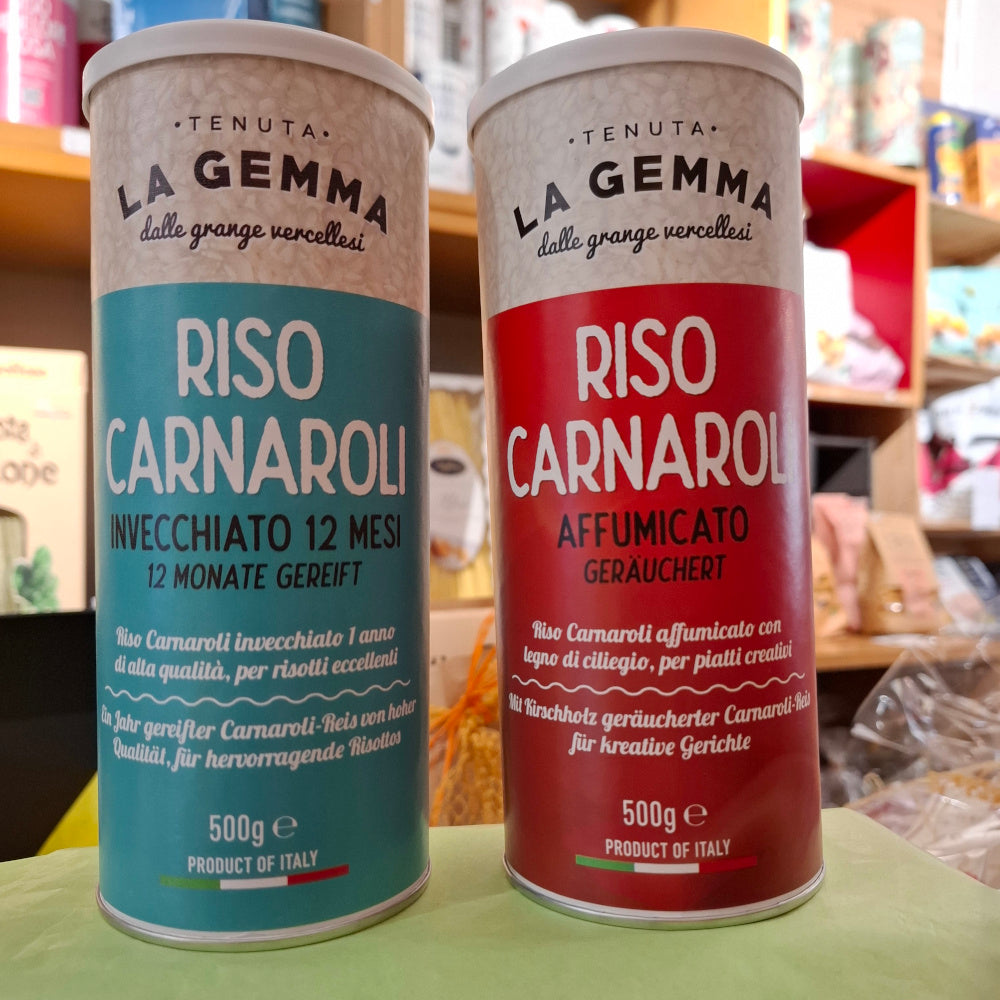 Risottoreis Carnaroli Invecchiato & Smooked Carnarolireis Idea Riso La Gemma Vercelli