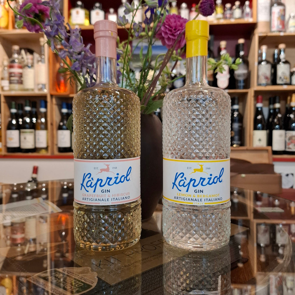 GIN Kapriol Grapefruit & Hibiscus und Lemon & Bergamot 2 x 0,70 lt Fl. Distilleria dell´Alpe Veneto Italy